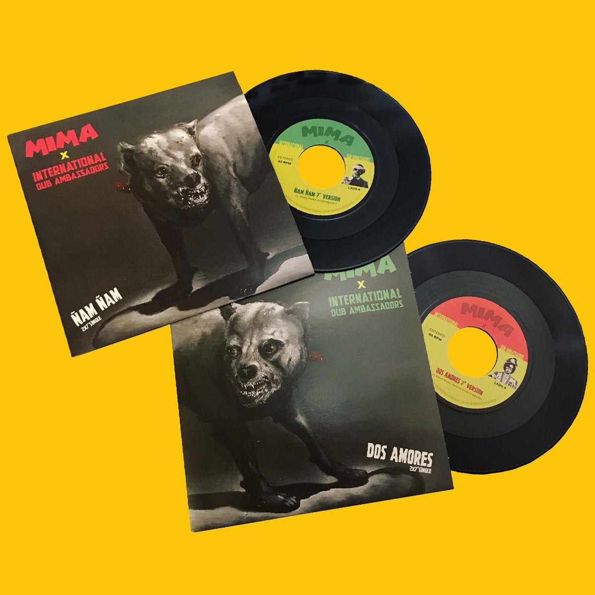 MIMA x IDA doble vinilo 7” Ñam-ñam | Dos amores